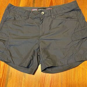 Marmot Women's Size 10 Nylon Hiking Shorts Charcoal Gray‎